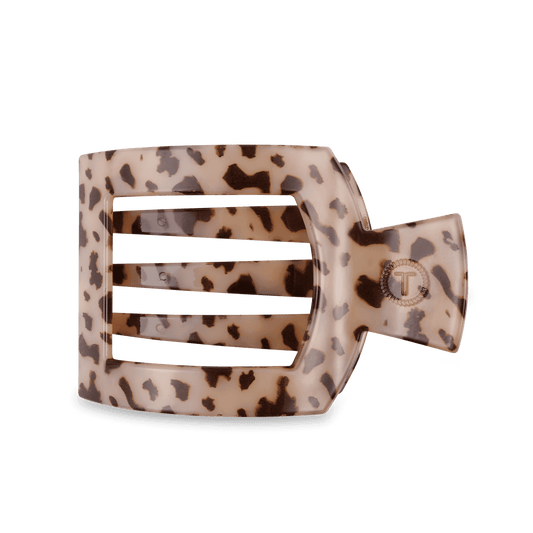 Blonde Tortoise Large Flat Square Hair Clip