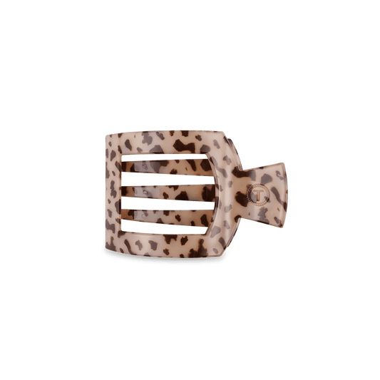 Blonde Tortoise Small Flat Square Hair Clip