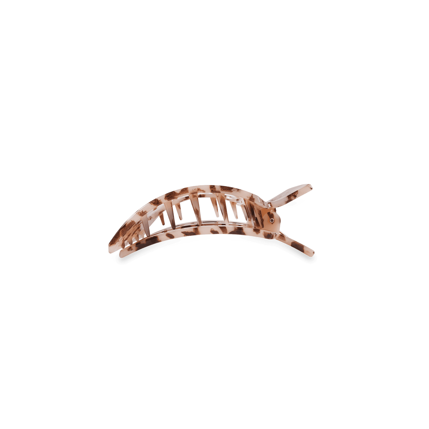 Blonde Tortoise Small Flat Square Hair Clip