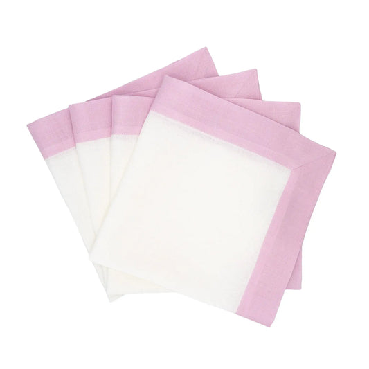 Blush Linen Napkins, Set of 4