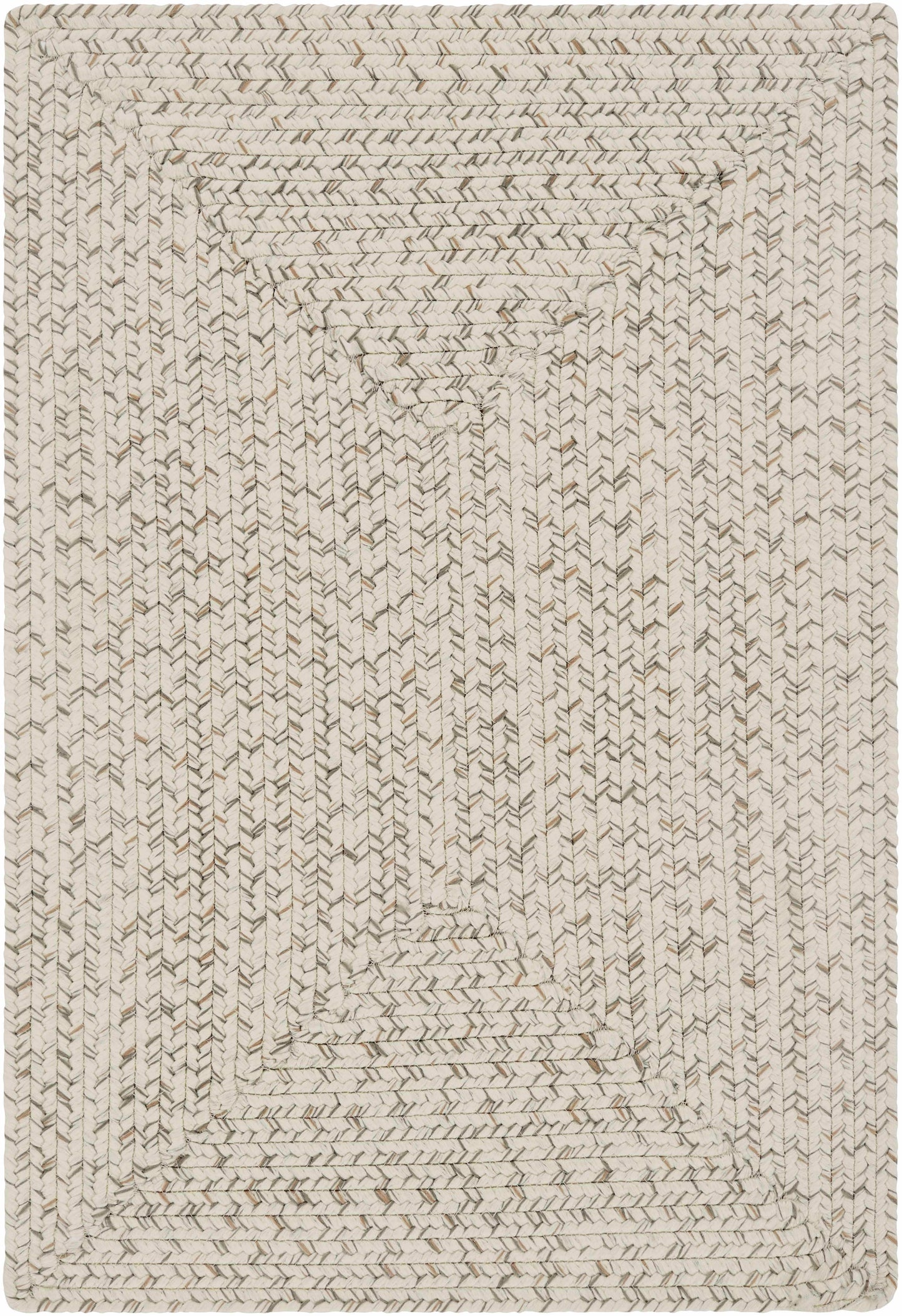 Beige Braided Faux Jute Outdoor Rug