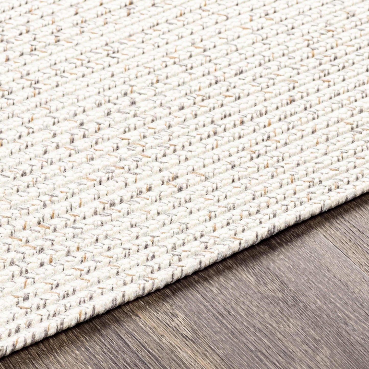 Beige Braided Faux Jute Outdoor Rug