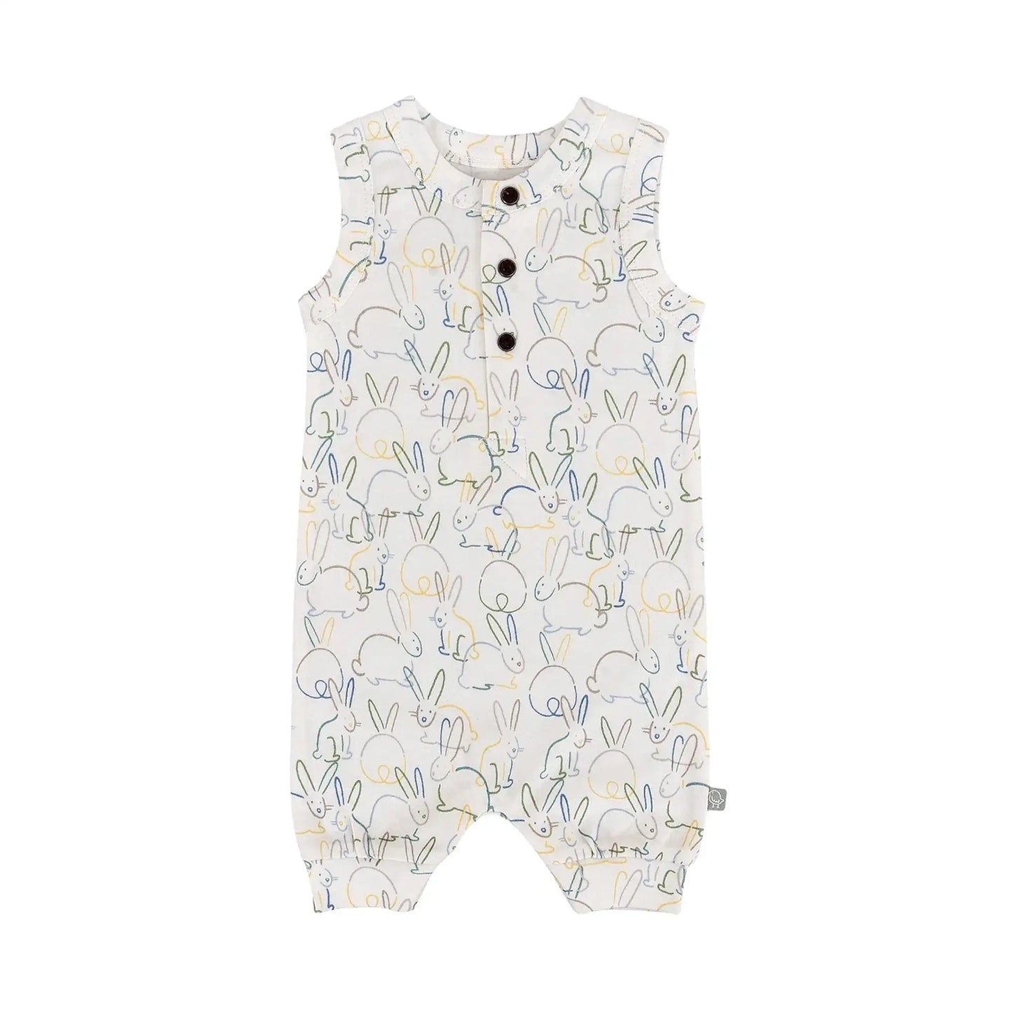 tank romper | bunnies
