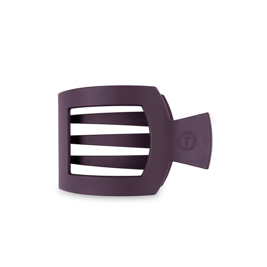 Burgundy Bliss Medium Flat Square Hair Clip