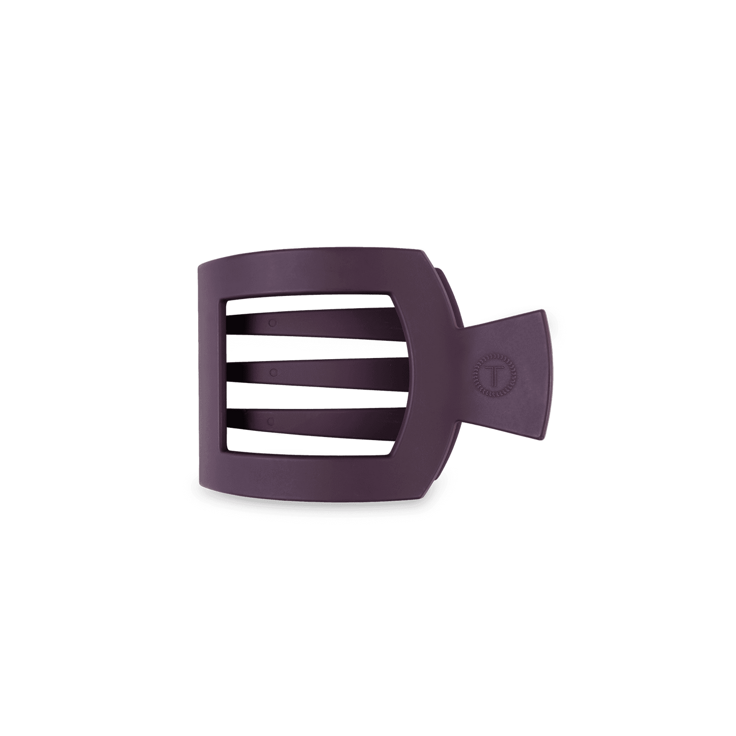 Burgundy Bliss Small Flat Square Hair Clip
