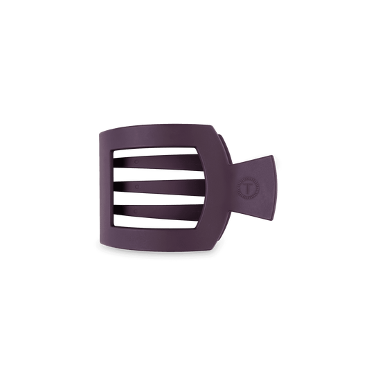 Burgundy Bliss Small Flat Square Hair Clip