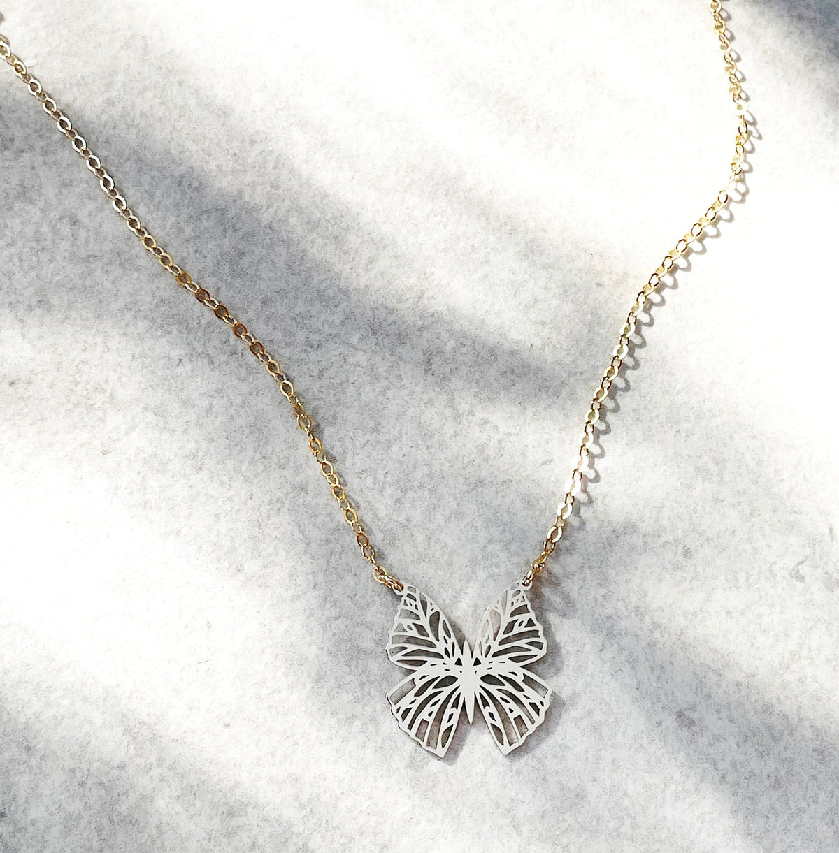 Filigree Butterfly Necklace