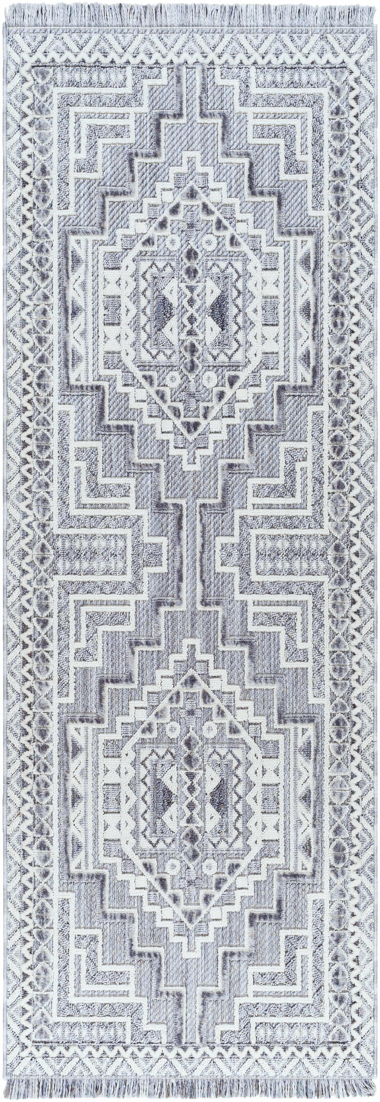Alya Charcoal Textured Area Rug