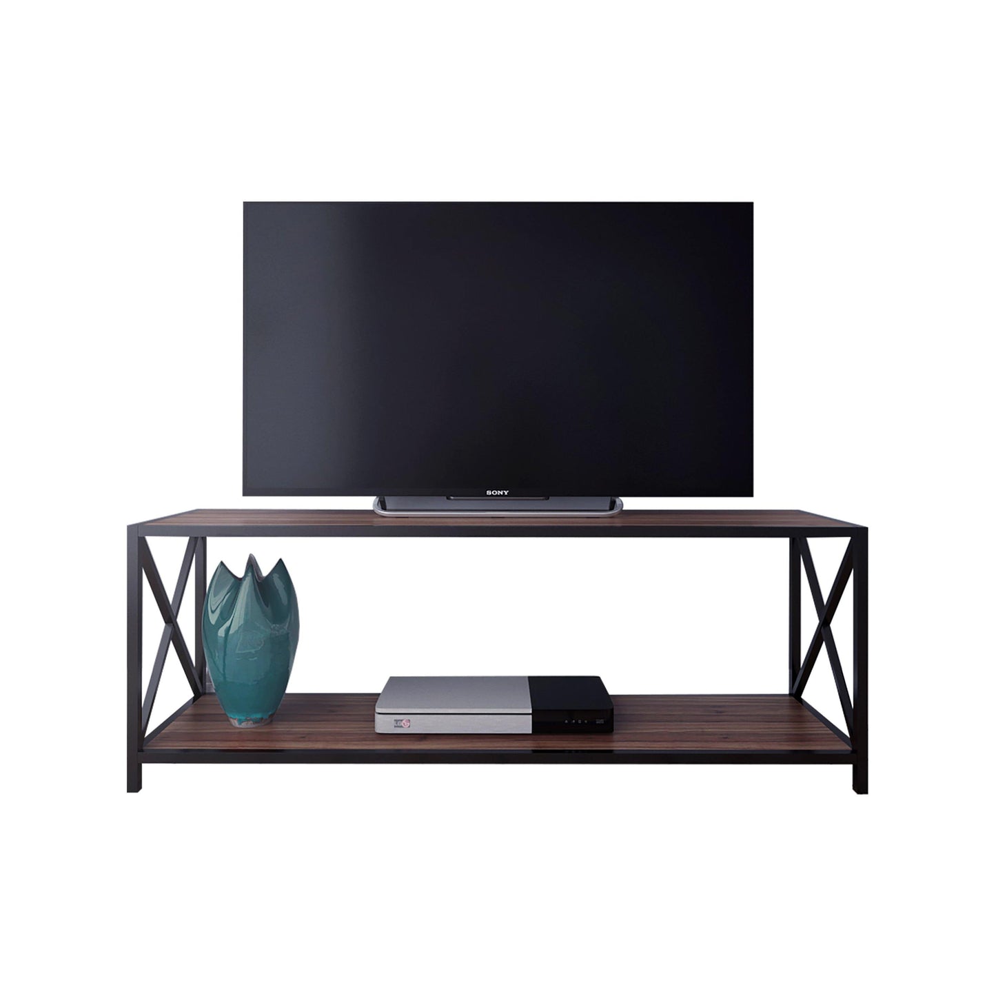 Xena 47'' Wide Metal Wood TV Stand & Media Console Table for TVs up to 55''
