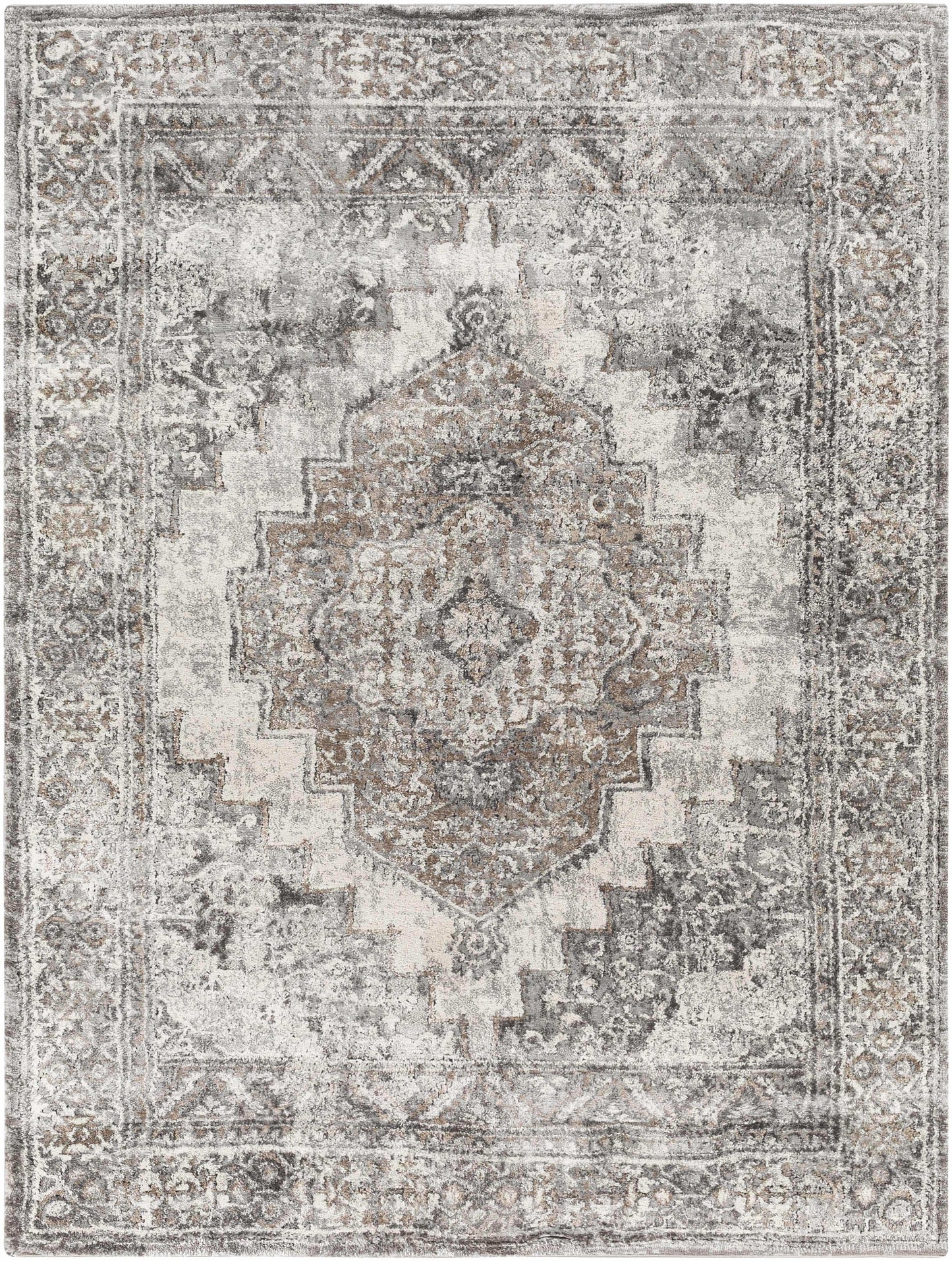 Manaring Charcoal Luxe Thick Area Rug - Clearance