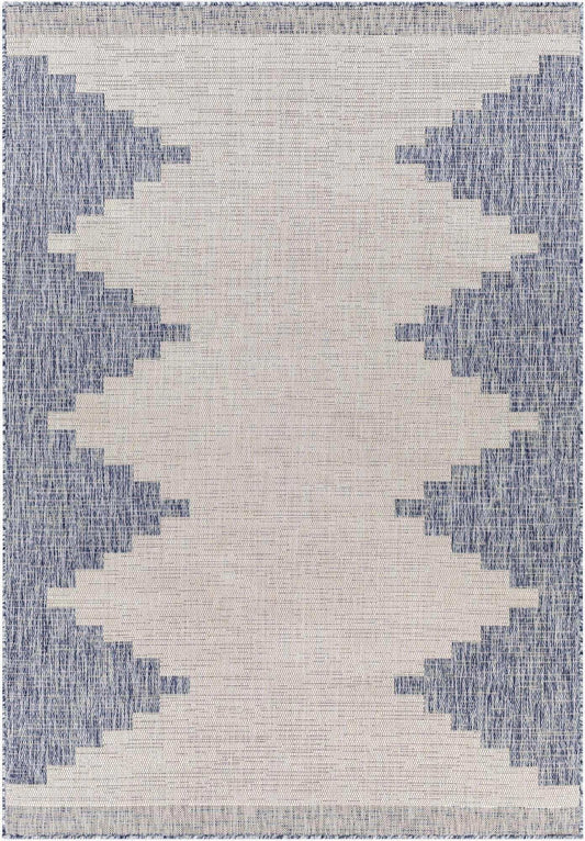 Djugun Blue Outdoor Rug - Clearance