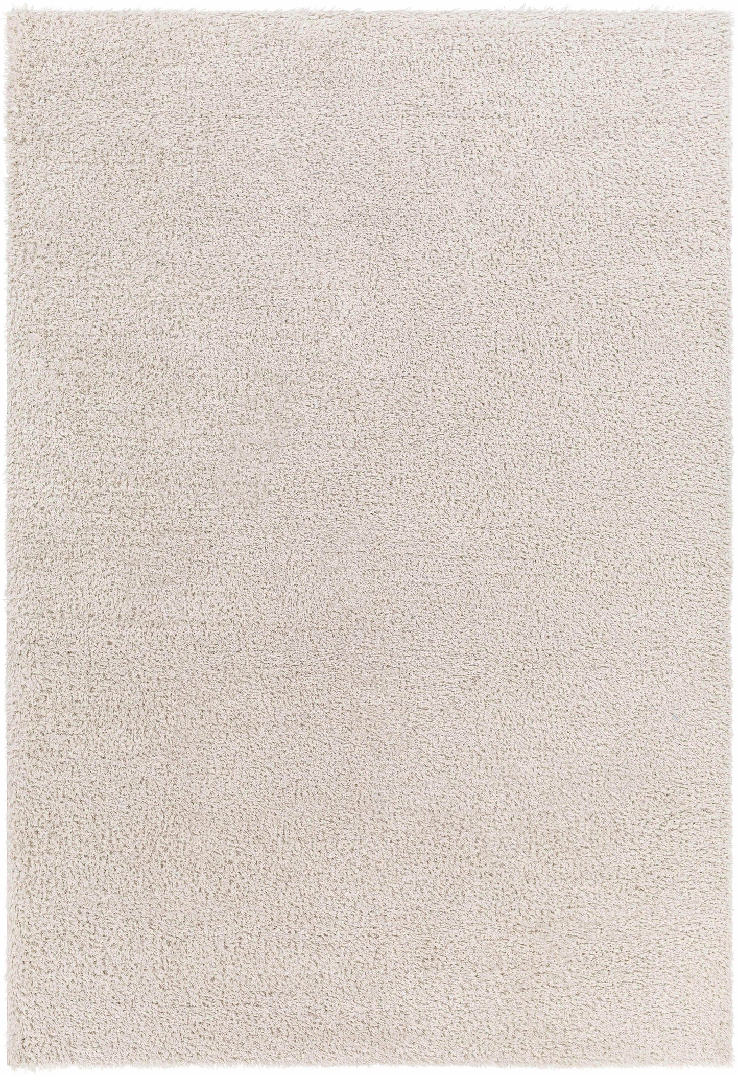 Heavenly Solid Beige Plush Rug