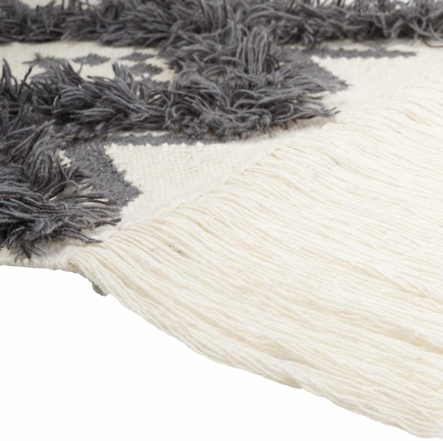 Chapelton Gray Geometric Textured Wall Hanging - Clearance