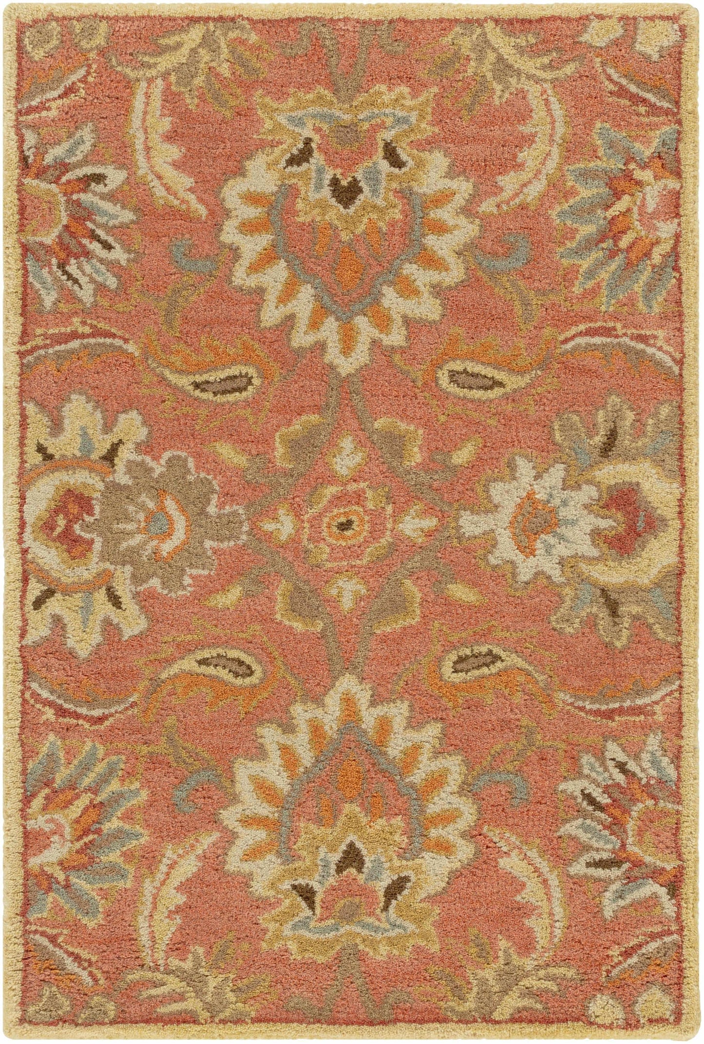 Chesterton Hand Tufted Orange 1112 Area Rug