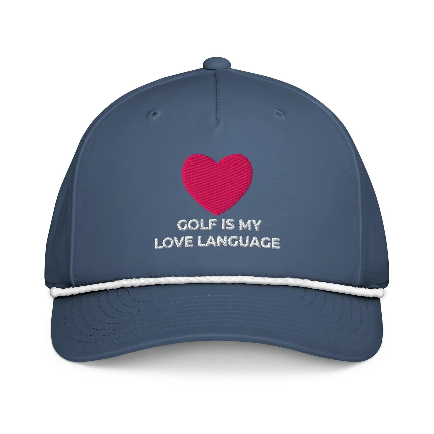 Golf Is My Love Language Embroidered Rope Hat for Women