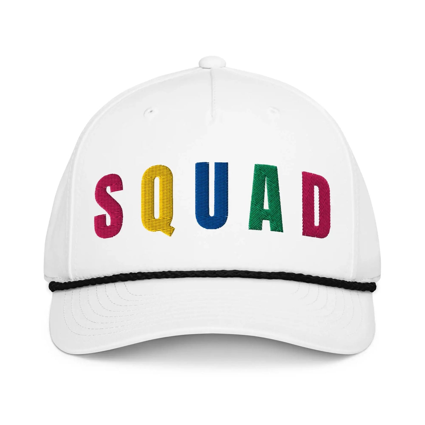 SQUAD Embroidered Golf Rope Hat for Women - Birdie Pop Collection