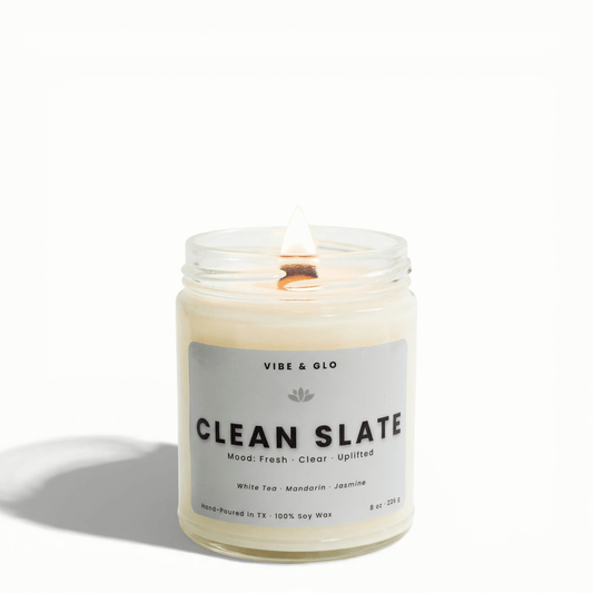 Clean Slate – White Tea & Jasmine Soy Candle