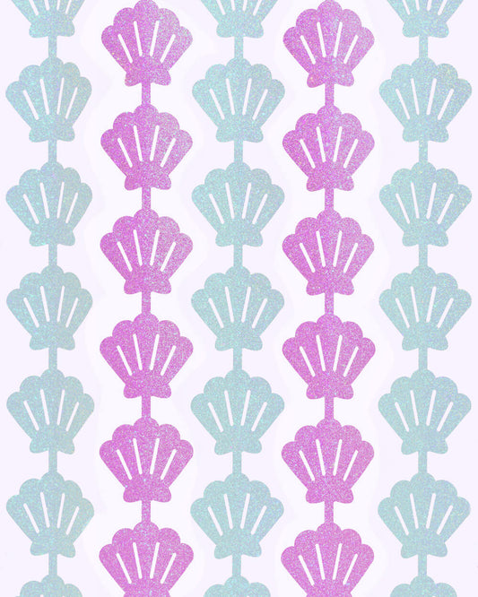 Mermazing Curtain - iridescent foil curtain
