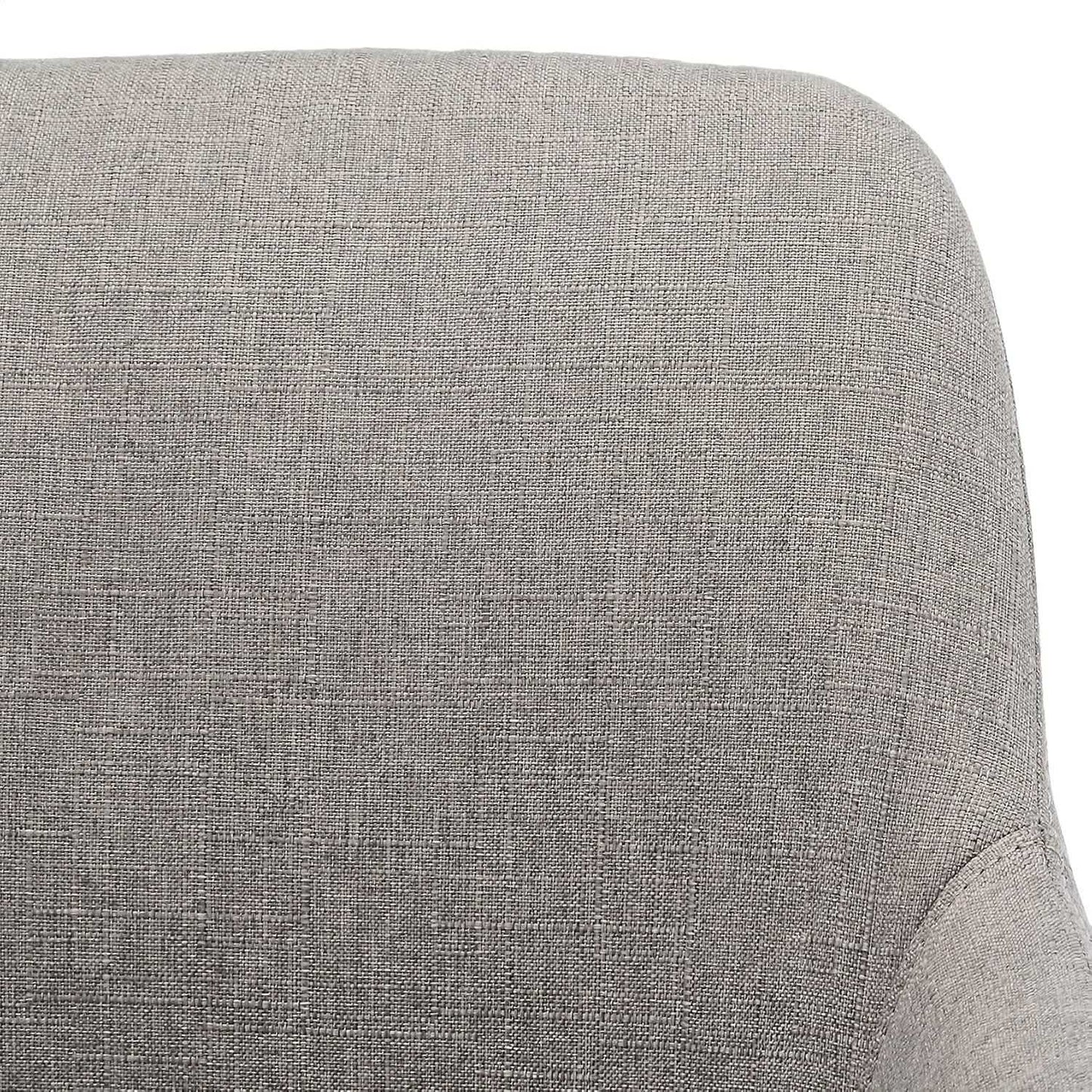 Light Gray Office Chair With 360 Swivel For Modern Home Office