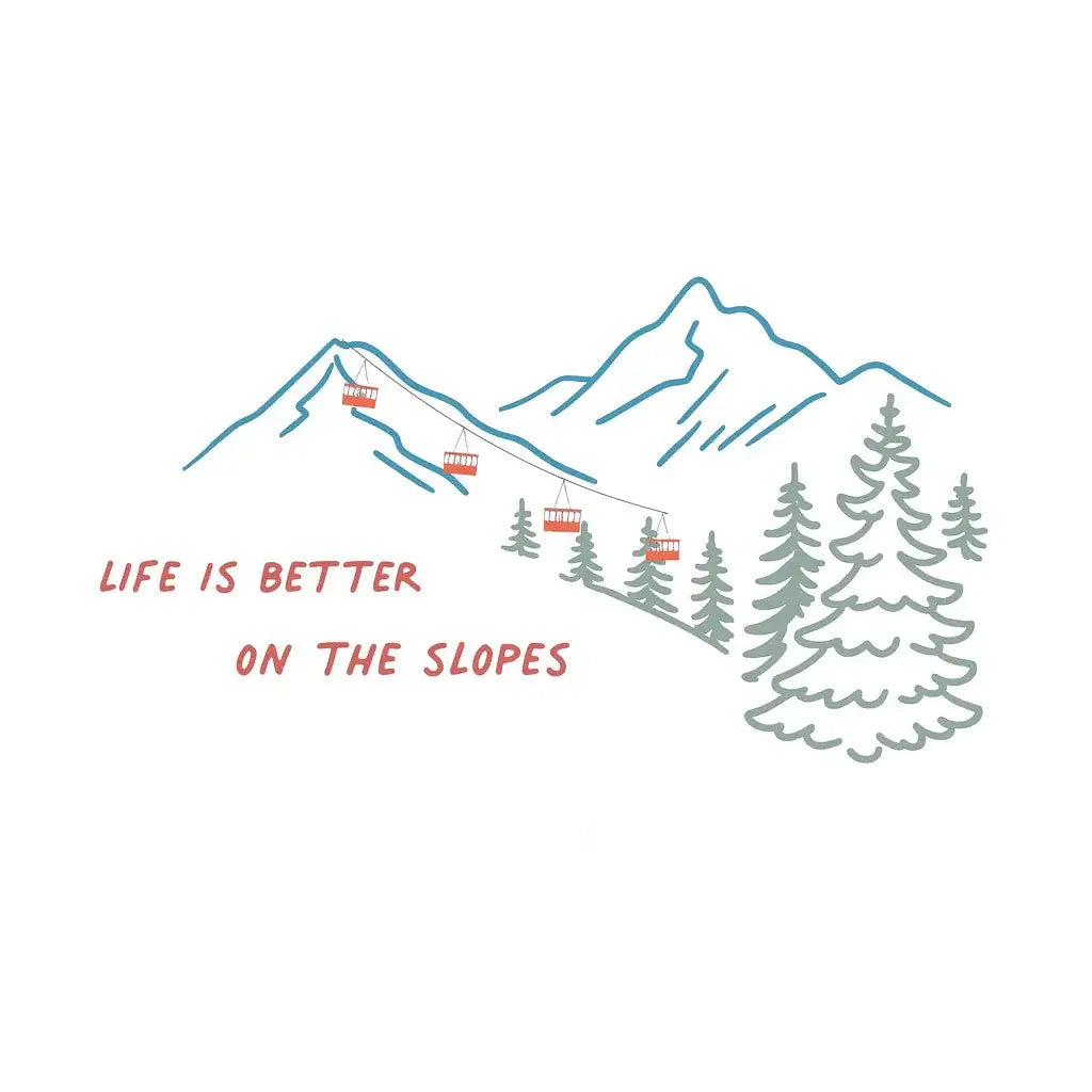 long sleeve graphic bodysuit | on the slopes