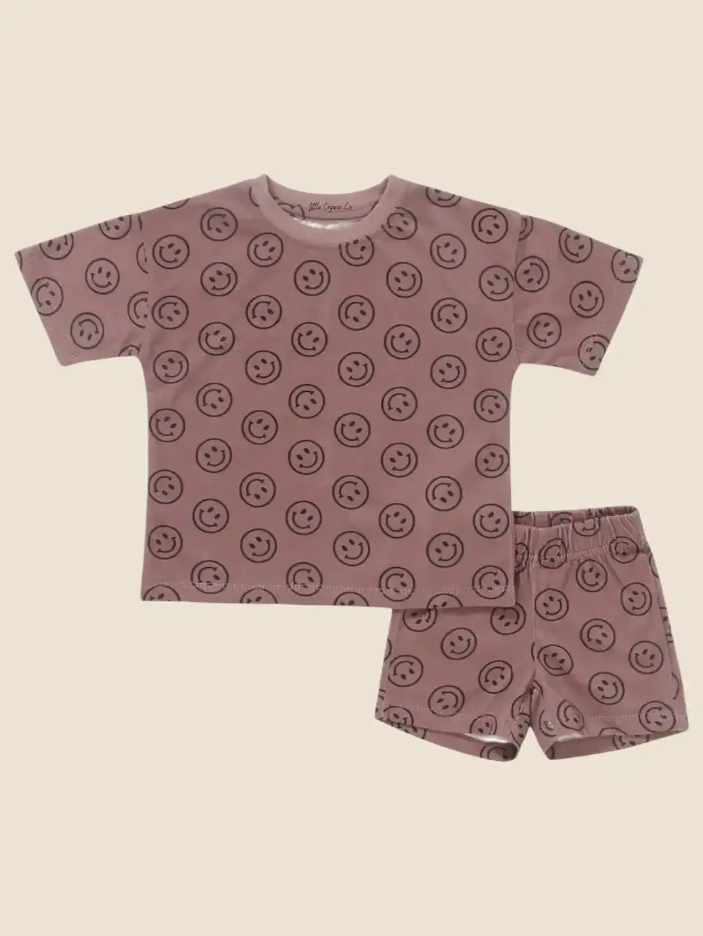Checkered Short Sleeve Baby Lounge set
