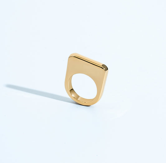 Lily Geometric Statement Ring