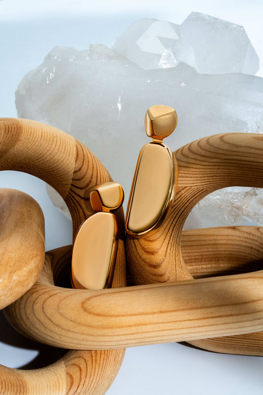 Chloe Bold Sculptural Drop Earrings
