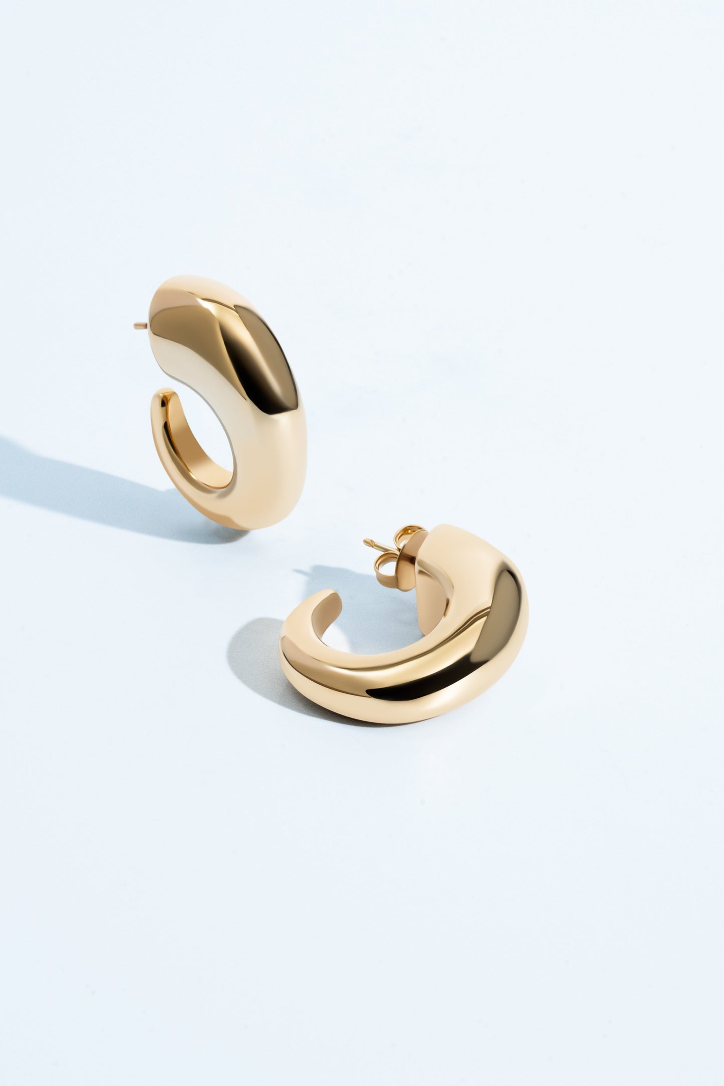 Camila Chunky Open Hoop Earrings