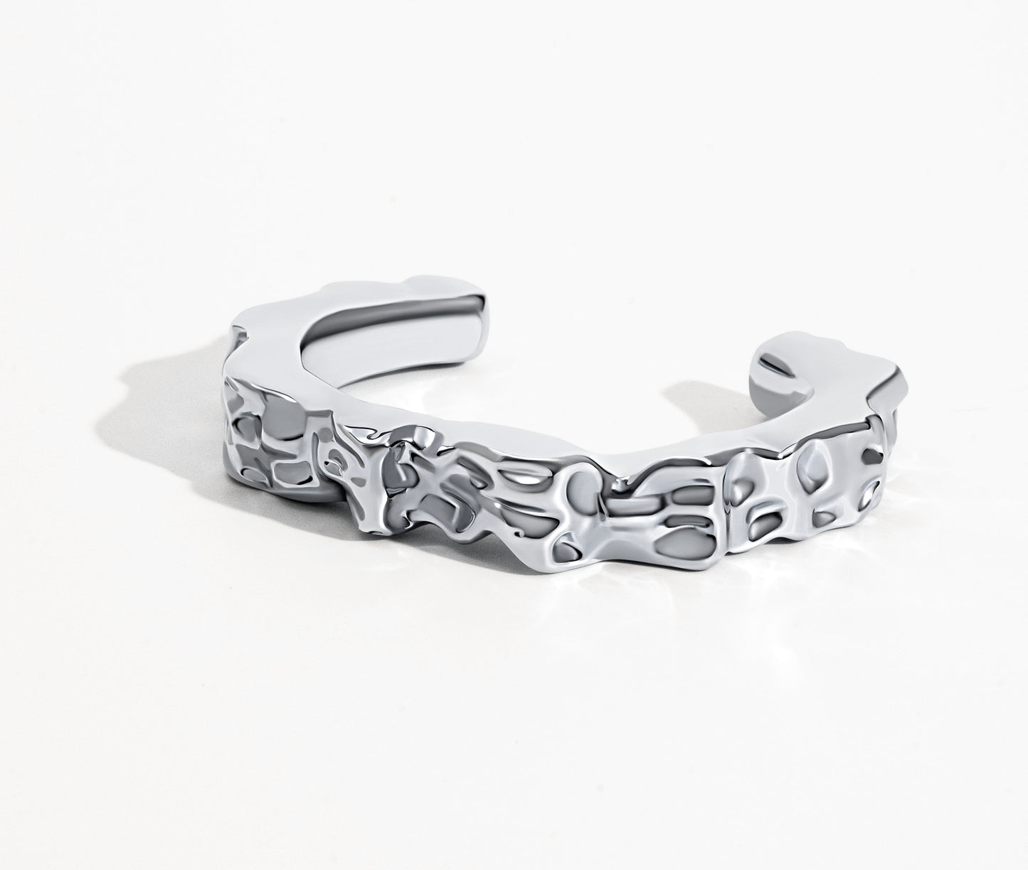 Nathalia Sculpted Hammered Cuff Bracelet