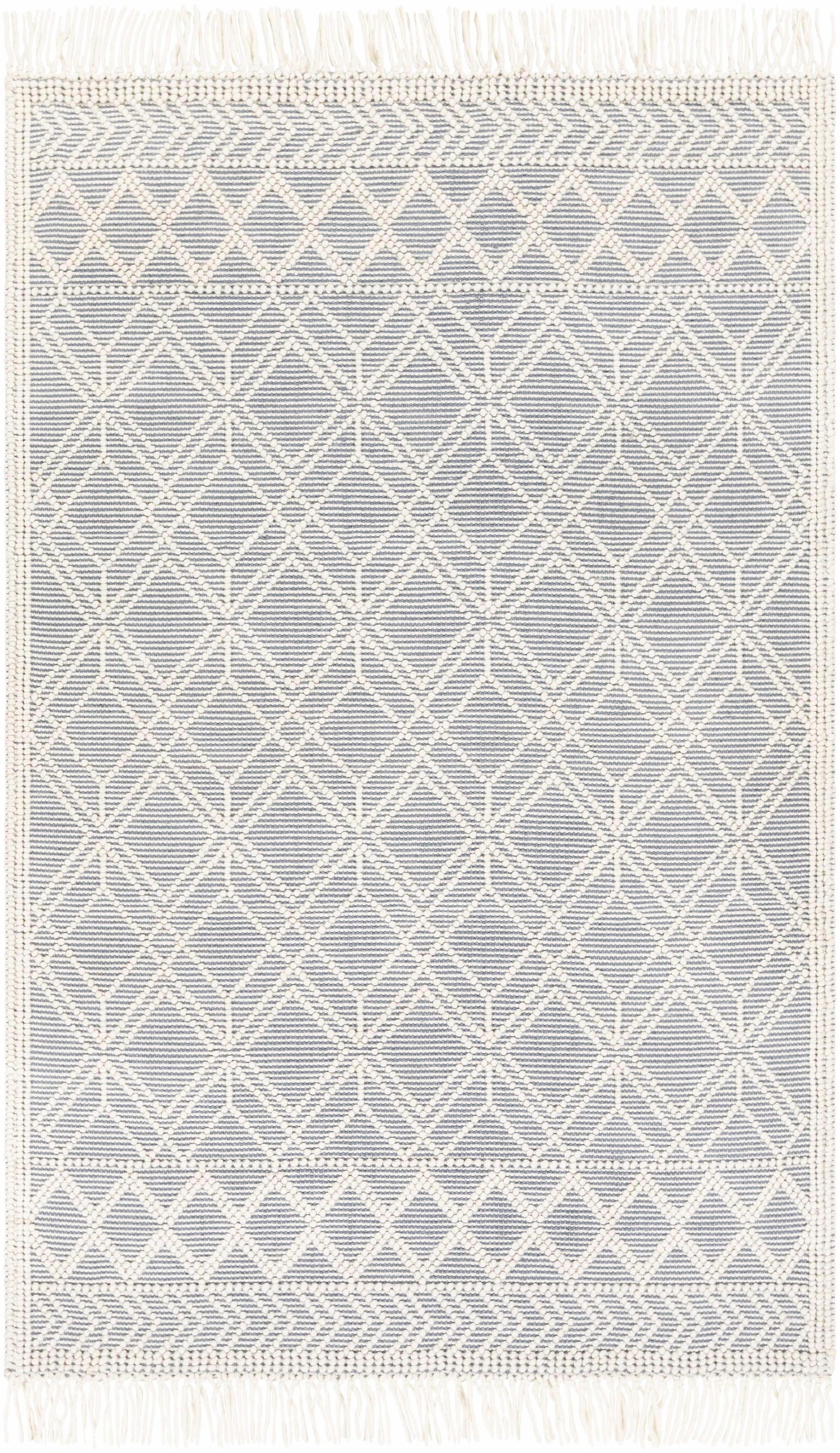 Ramsbury Denim Blue Wool Rug