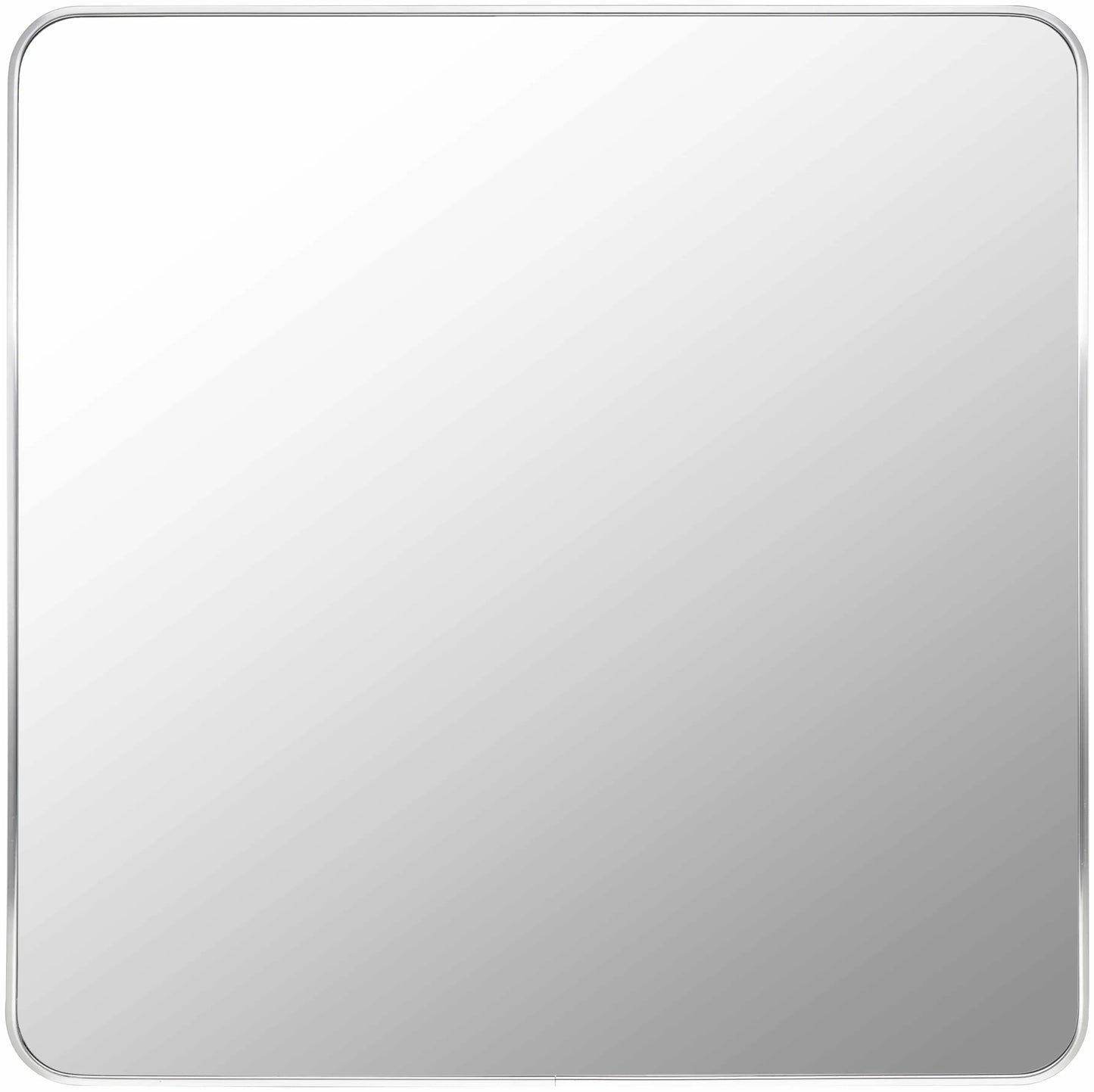 Ockenfels Modern Arched Silver Gray Wall Mirror