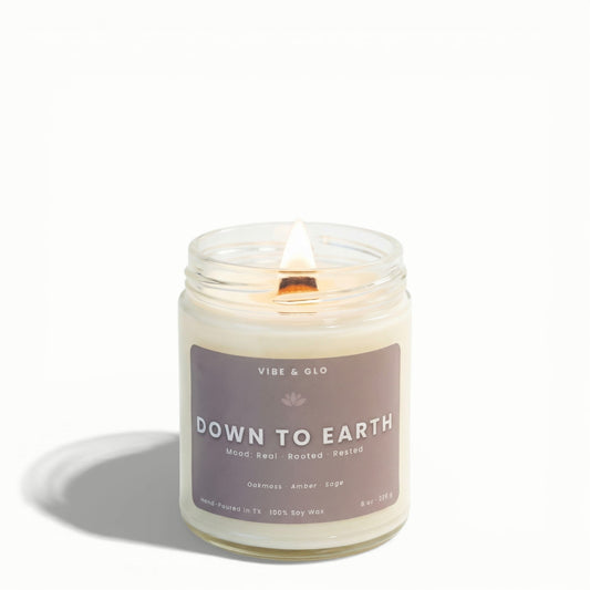 Down to Earth – Oakmoss & Sage Soy Candle