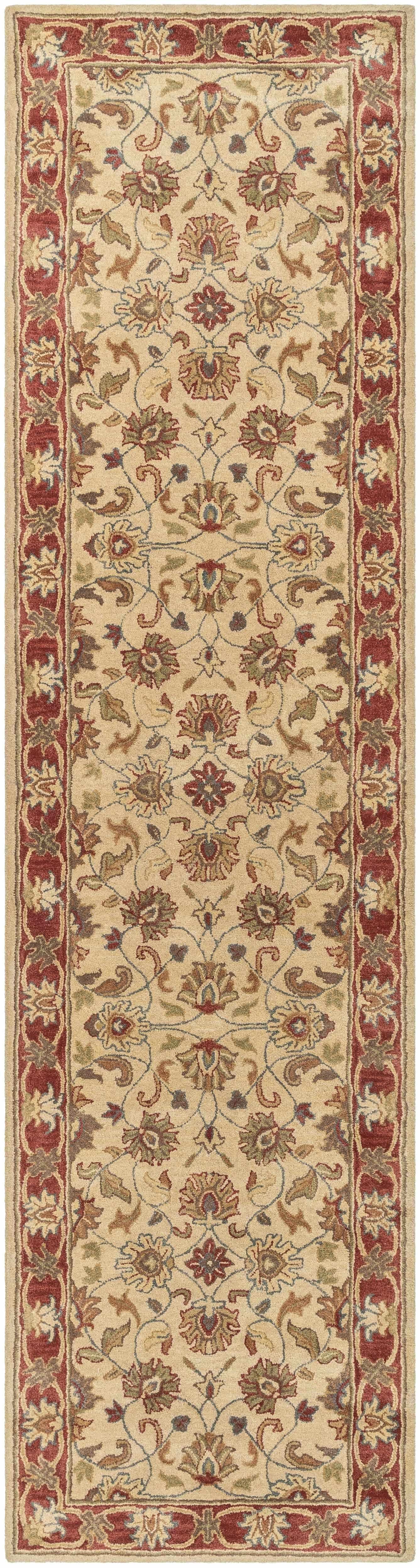 Cherryfield Hand Tufted Brown & Rust 1001 Wool Rug