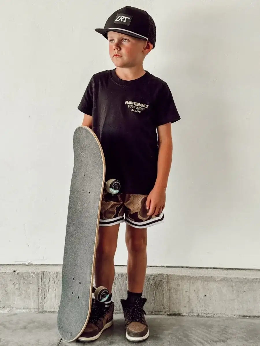 DUDES GARAGE TEE - BLACK