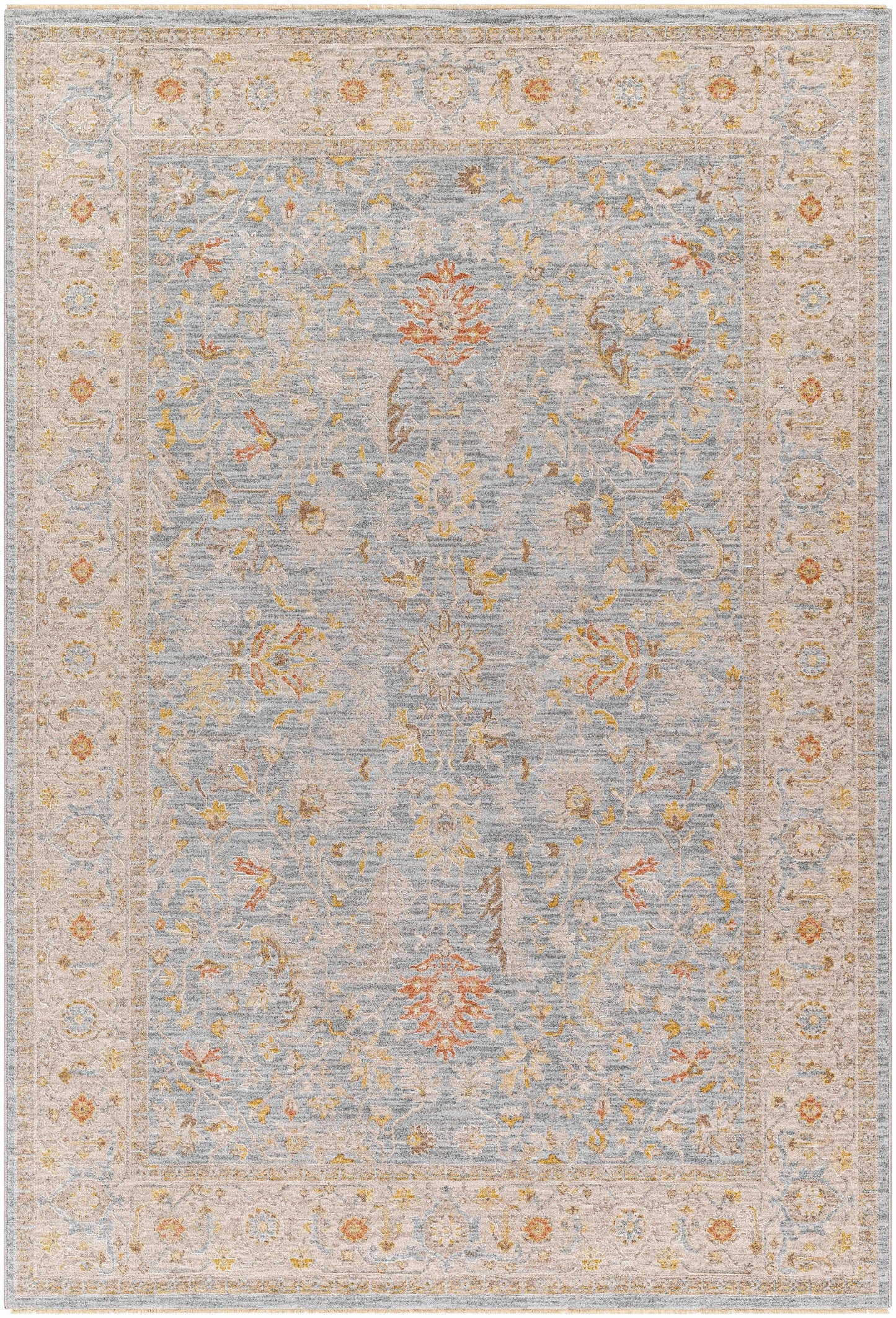 Edie Taupe Thick Luxe Oushak Rug