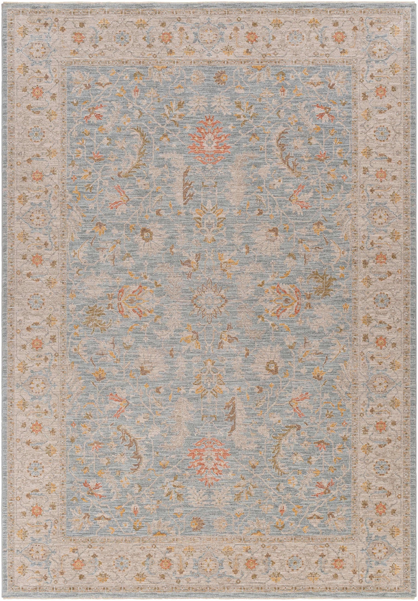 Edie Taupe Thick Luxe Oushak Rug