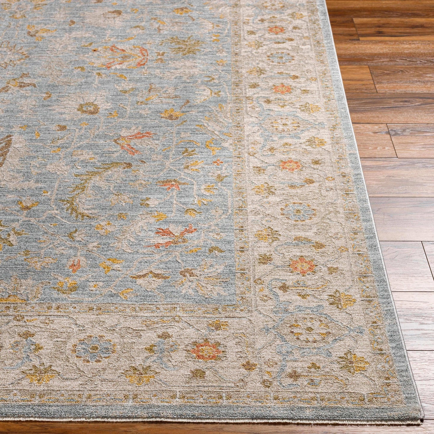 Edie Taupe Thick Luxe Oushak Rug