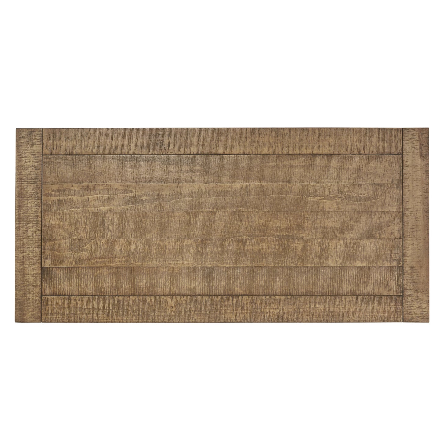 Vintage Industrial 1pc Writing Desk with 4 Open Shelves Rustic Poplar Finish Solid Wood and Metal Furniture Modern Design Office Table