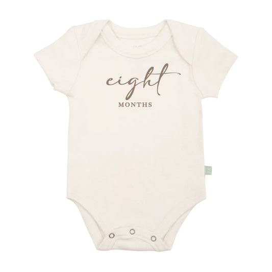 graphic bodysuit | eight months milestone taupe