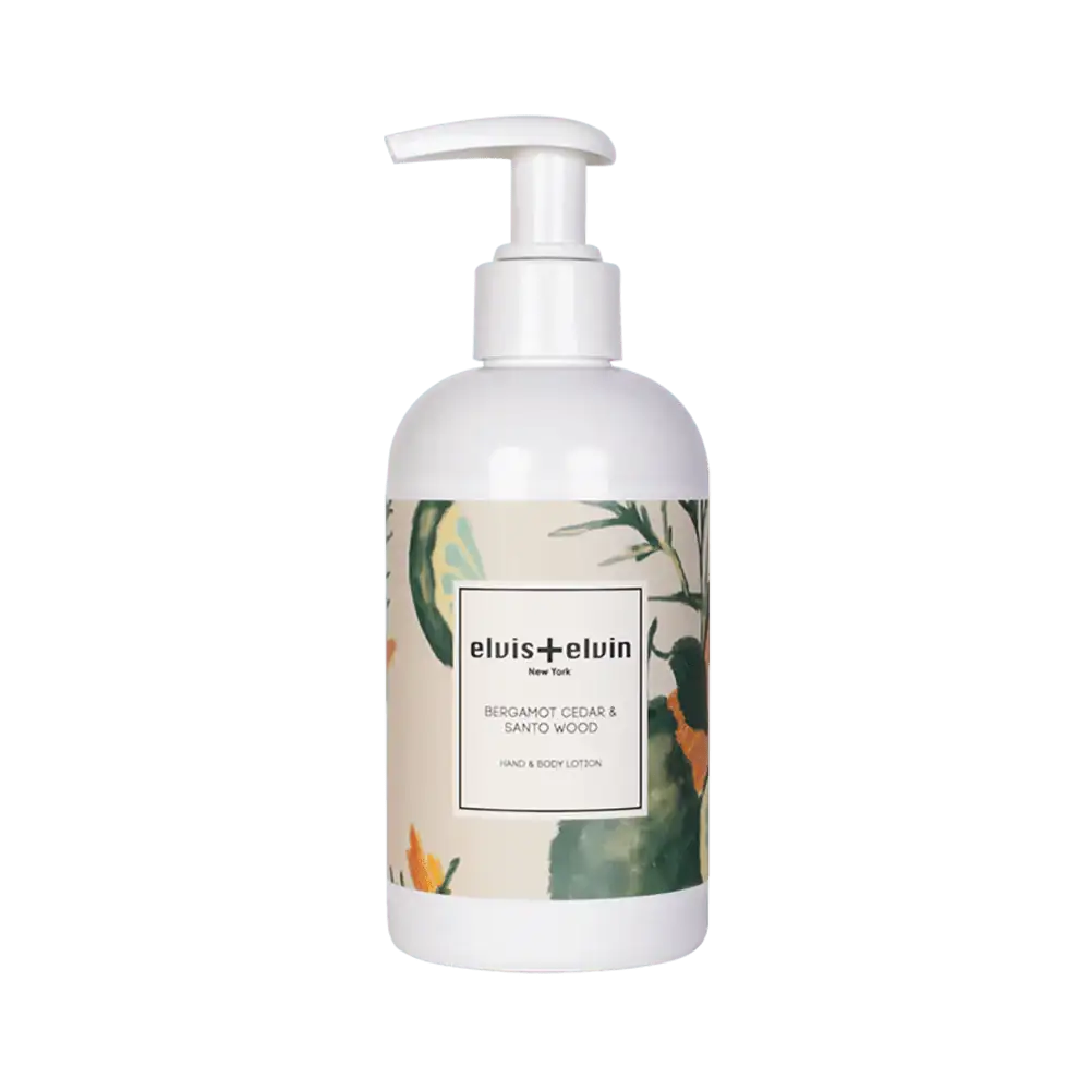 elvis+elvin Bergamot Cedar & Santo Wood Hand & Body Lotion