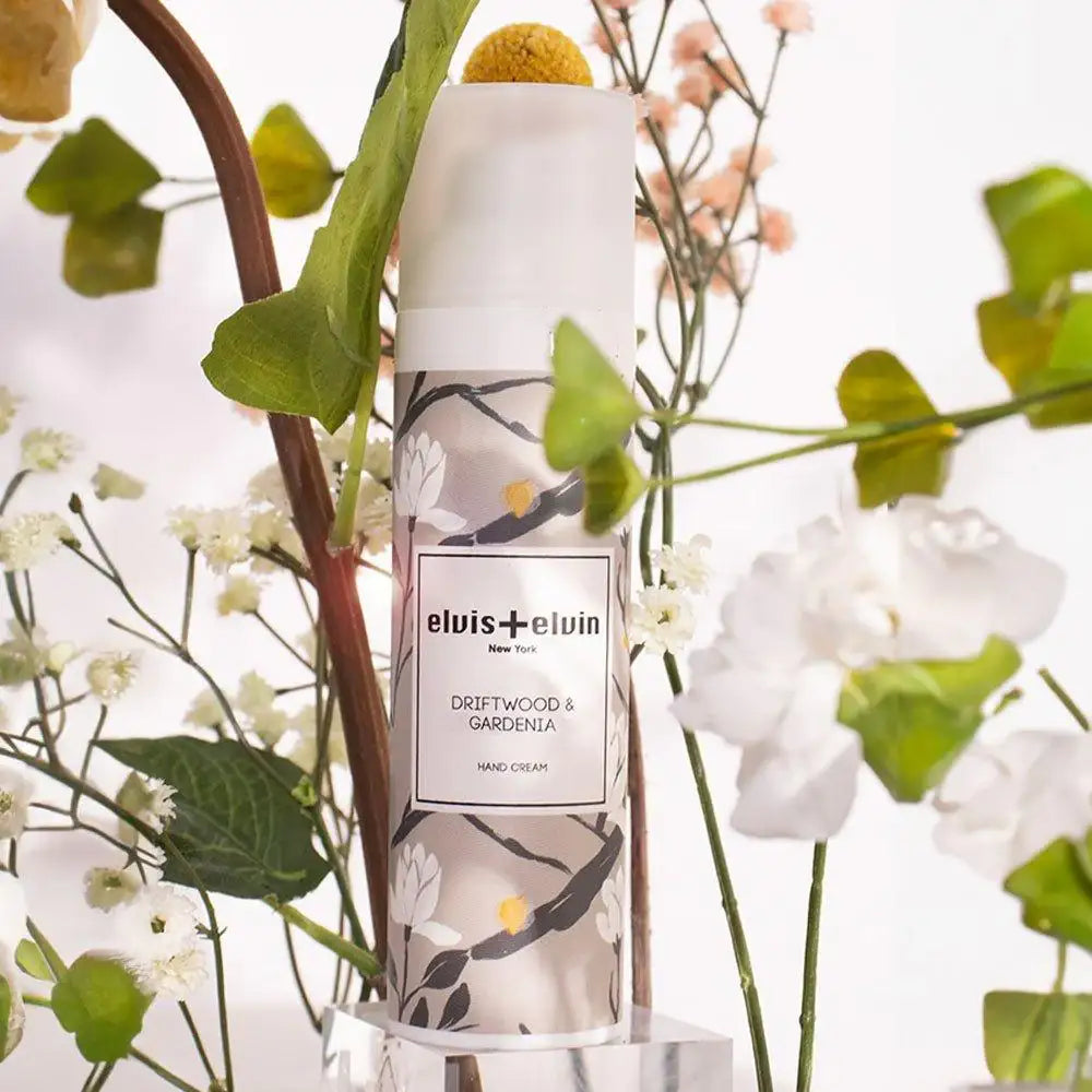 Driftwood & Gardenia Fragrance Hand Cream by elvis+elvin