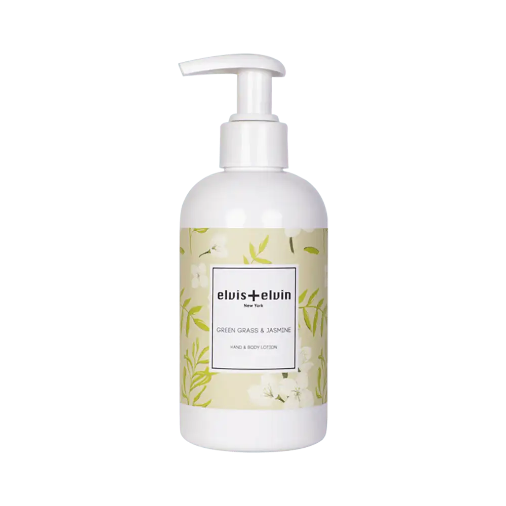 elvis+elvin Green Grass & Jasmine Hand & Body Lotion