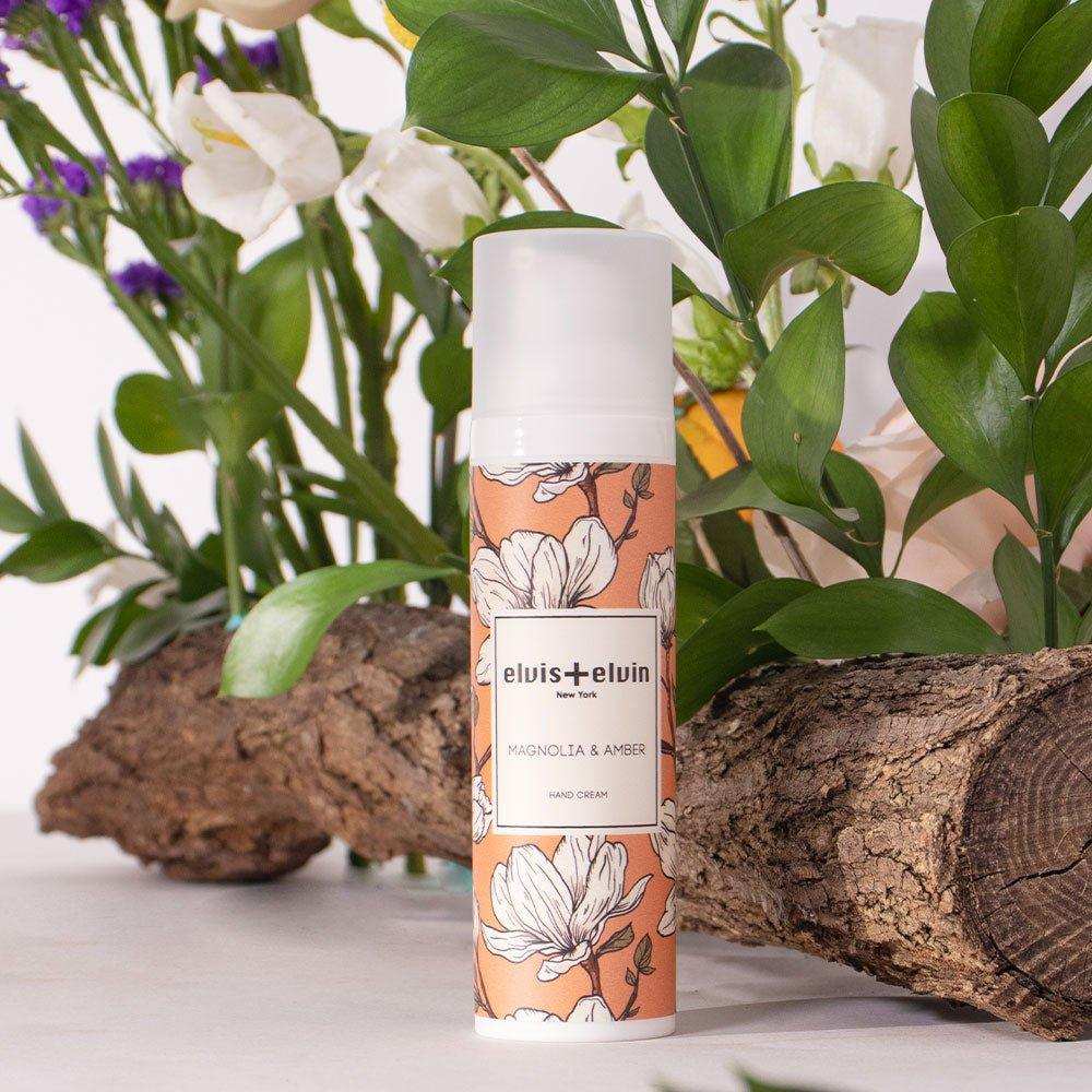 Magnolia & Amber Fragrance Hand Cream by elvis+elvin
