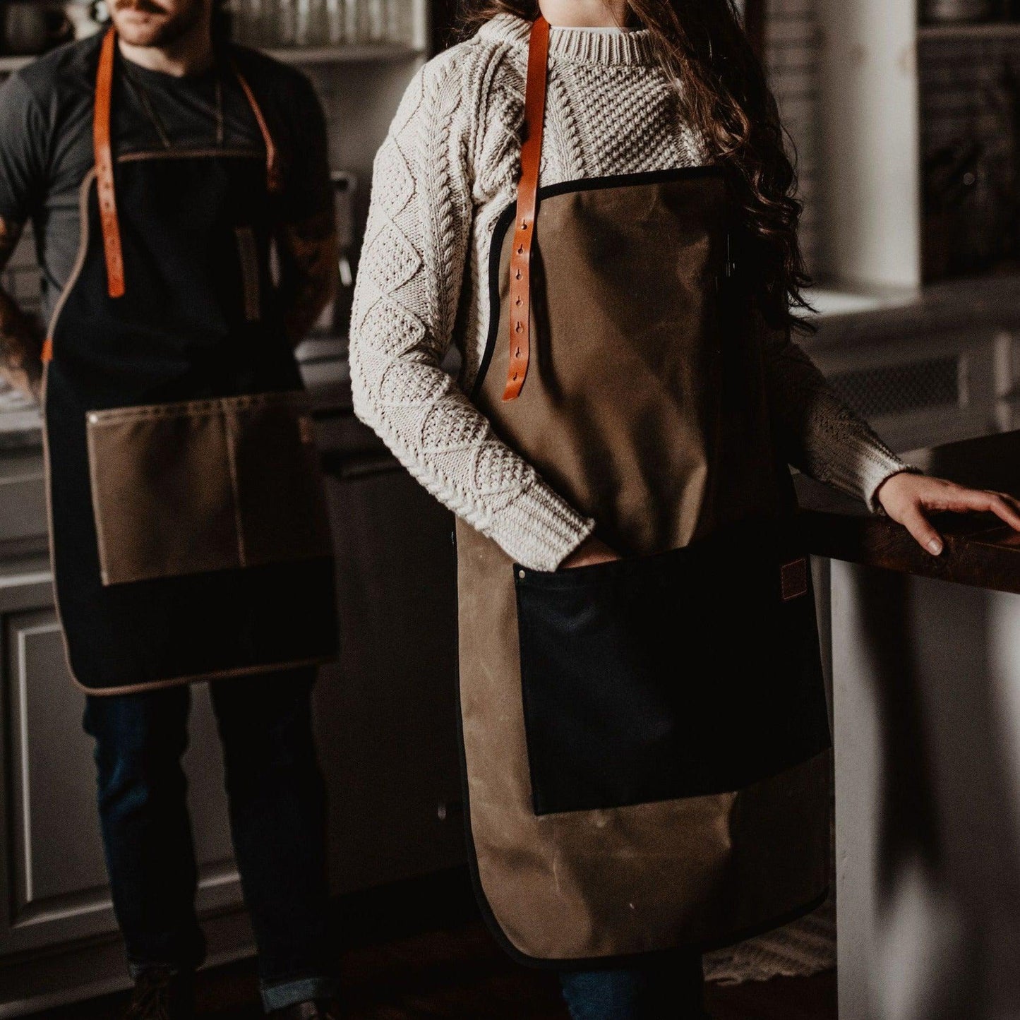 Waxed Canvas Apron  - USA Made