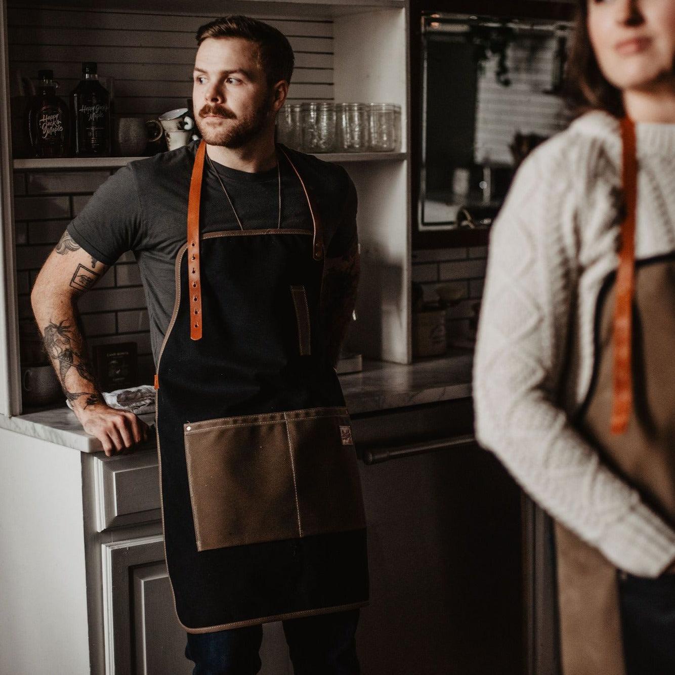 Waxed Canvas Apron  - USA Made
