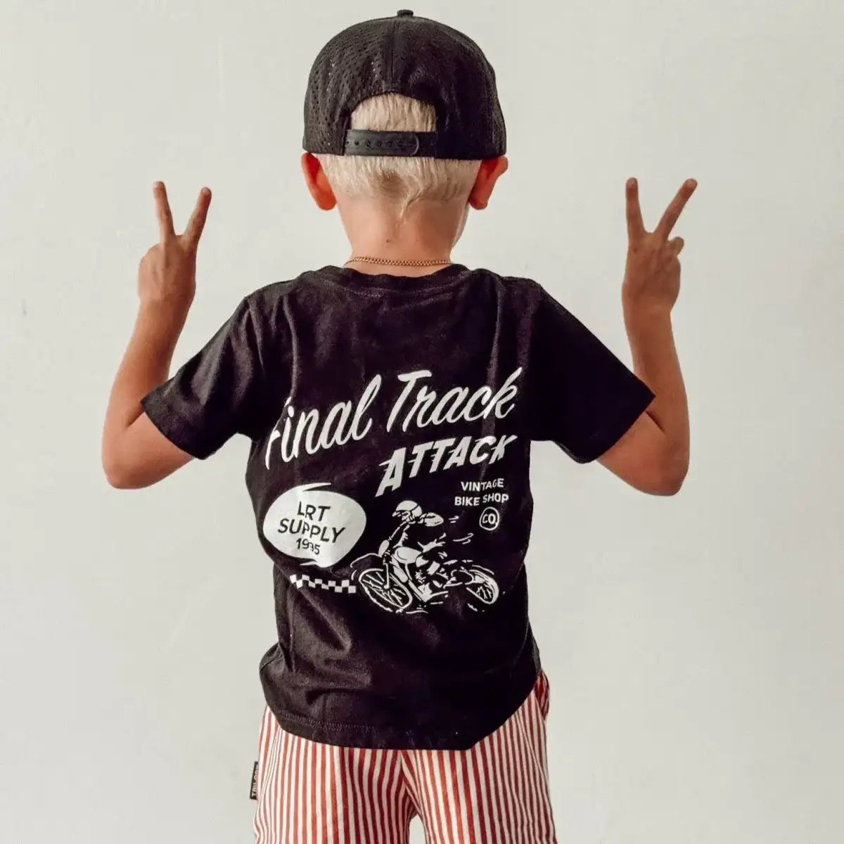 FINAL TRACK ATTACK TEE - BLACK