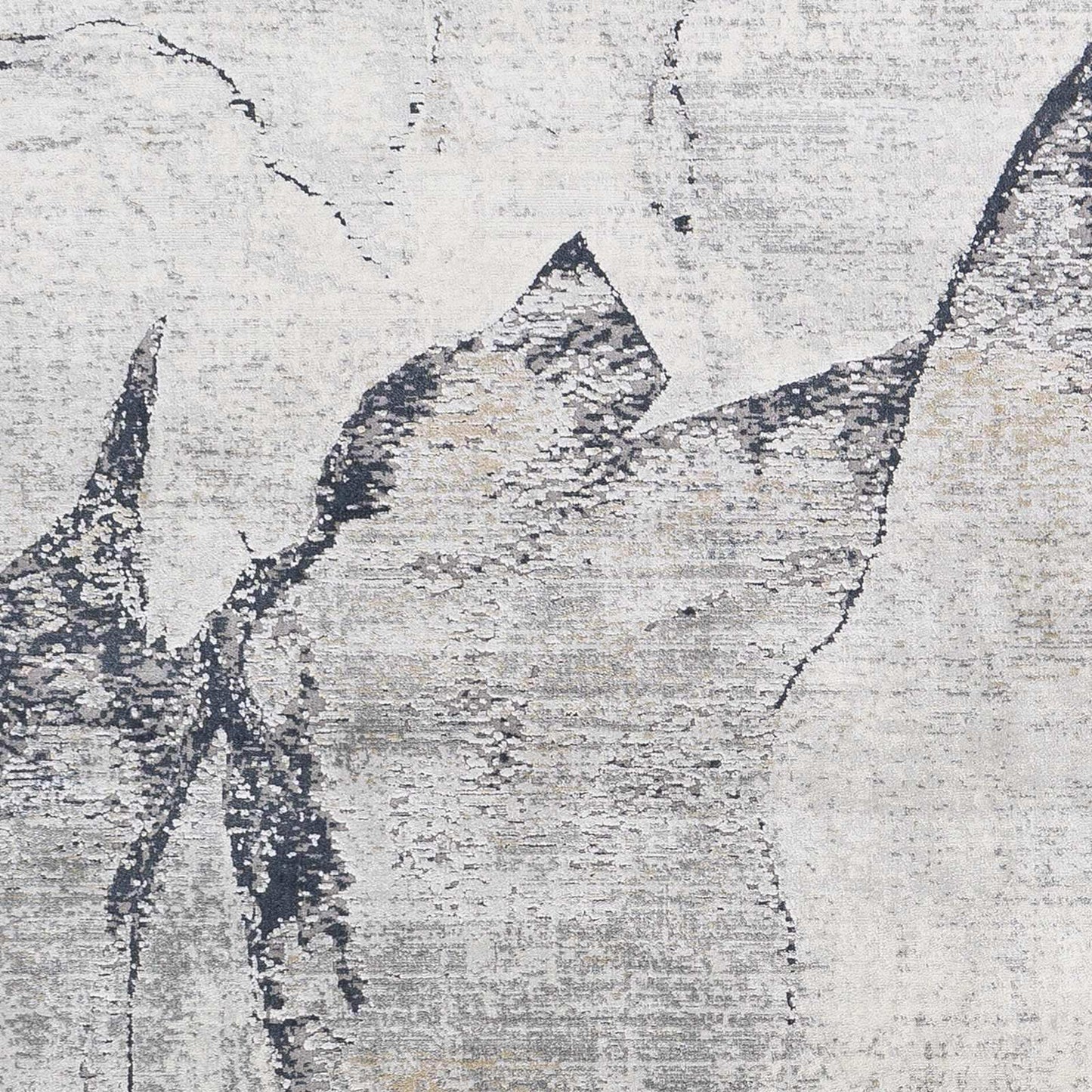 Gasquet Gray Marble Textured Luxe Rug