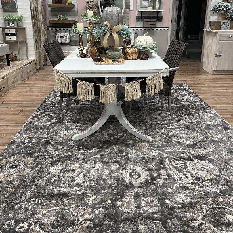 Georgiana Charcoal Area Rug