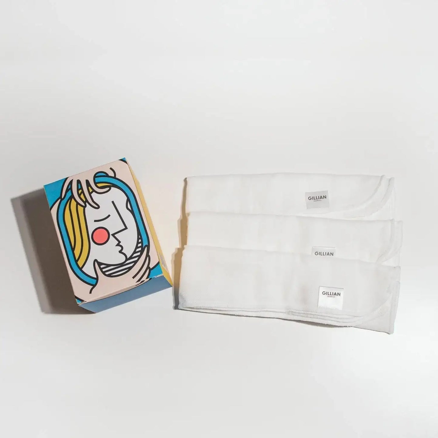 Gillian Cosmetics Muslin Cleansing Cloth 3 Pack