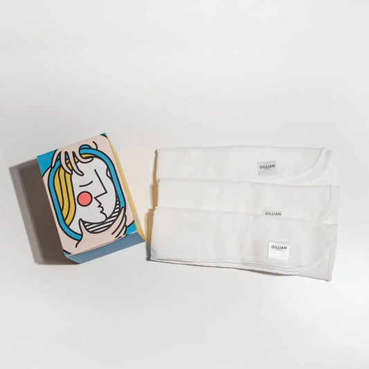 Gillian Cosmetics Muslin Cleansing Cloth 3 Pack